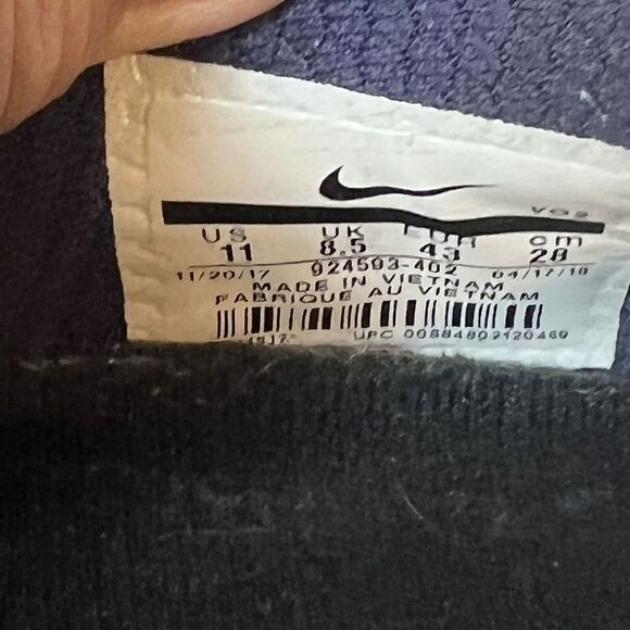 Nike Womens Metcon 4 Training 924593-402 Blue White Running Shoe Sneaker Size 11 - Picture 11 of 12